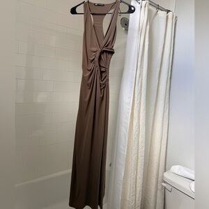 Zara cut out midi dress